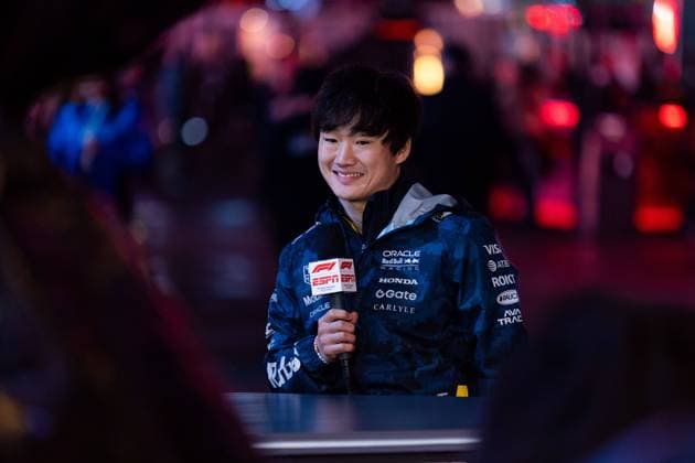 F1 - LAS VEGAS GRAND PRIX 2025 TSUNODA Yuki (jap), Red Bull Racing RB21, portrait, during the 2025 Formula 1 Las Vegas Grand Prix, 22th round of the 2025 FIA Formula One World Championship, WM, Weltmeisterschaft from November 21 to 23, 2025 on the Las Vegas Strip Circuit, in Paradise, Nevada, United States of America -  Copyright: xJoaoxFilipex