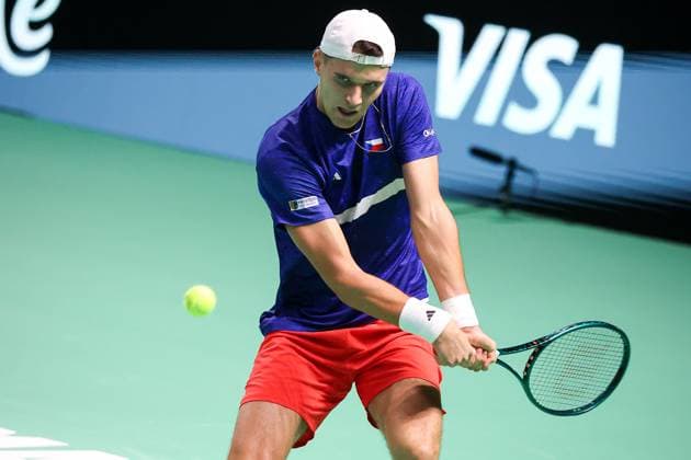 Jakub MENSIK (CZE) during Davis Cup - Final Eight, International Tennis match in Bologna, Italy, November 20 2025  Copyright: xRobertaxCorradin IPAxSportx xipa-agency.netx xx IPA_68162162 IPA_Agency_IPA68162162