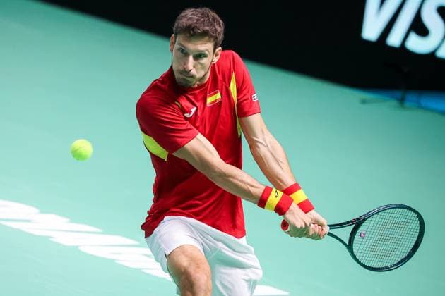 Pablo CARRENO BUSTA (ESP) during Davis Cup - Final Eight, International Tennis match in Bologna, Italy, November 20 2025  Copyright: xRobertaxCorradin IPAxSportx xipa-agency.netx xx IPA_68162182 IPA_Agency_IPA68162182