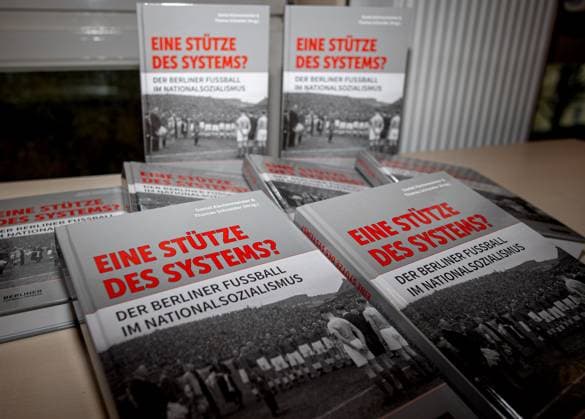 Soccer, 2025 2026 season, book launch A pillar of the system Berlin soccer under National Socialism, pictured is the book, 20 11 2025, Copyright: xMatthiasxKochx