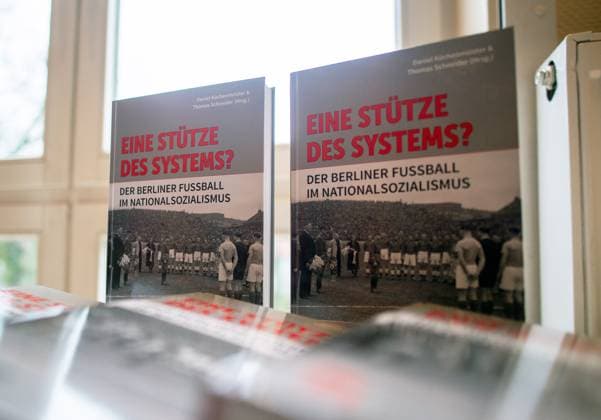 Soccer, 2025 2026 season, book launch A pillar of the system Berlin soccer under National Socialism, pictured is the book, 20 11 2025, Copyright: xMatthiasxKochx