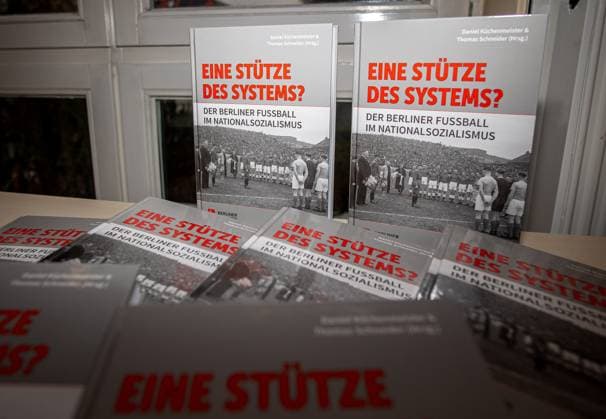 Soccer, 2025 2026 season, book launch A pillar of the system Berlin soccer under National Socialism, pictured is the book, 20 11 2025, Copyright: xMatthiasxKochx