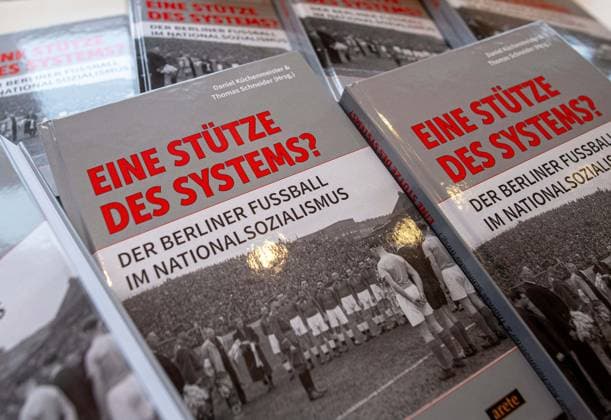 Soccer, 2025 2026 season, book launch A pillar of the system Berlin soccer under National Socialism, pictured is the book, 20 11 2025, Copyright: xMatthiasxKochx