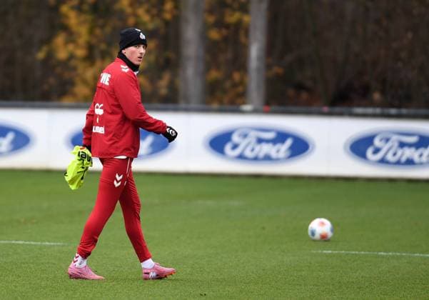 20 11 2025, xophax, Soccer 1 Bundesliga Season 2025 2026 1 FC Köln Training Said El Mala 1 FC Köln at training Leverkusen