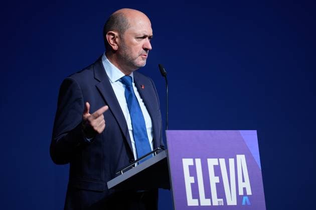 November 20, 2025, Las Rozas, Madrid, Spain: Rafael Louzan, President of the Royal Spanish Football Federation, attends during the International WomenÃ¢â‚¬â ¢s Football Congress 2025 ELEVA at Ciudad del Futbol on November 20, 2025, in Las Rozas, Madrid, Spain. Las Rozas Spain - ZUMAa181 20251120_zaa_a181_020 Copyright: xDennisxAgyemanx