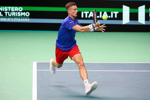 TENNIS - Internazionali di Tennis - Davis Cup - Final Eight Jiri LEHECKA (CZE) during Davis Cup - Final Eight, International Tennis match in Bologna, Italy, November 20 2025 Bologna Italy  Copyright: xIPAxSport ABACAx