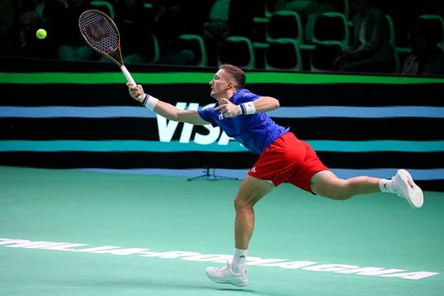 TENNIS - Internazionali di Tennis - Davis Cup - Final Eight Jiri LEHECKA (CZE) during Davis Cup - Final Eight, International Tennis match in Bologna, Italy, November 20 2025 Bologna Italy  Copyright: xIPAxSport ABACAx