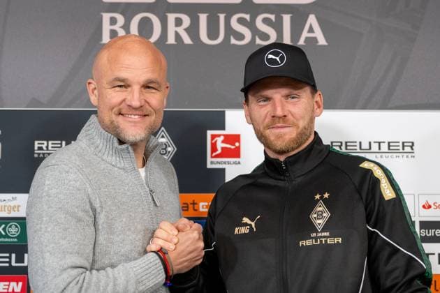 Football, 1st BL, Borussia Mönchengladbach, Introduction of Eugen Polanski as new head coach
