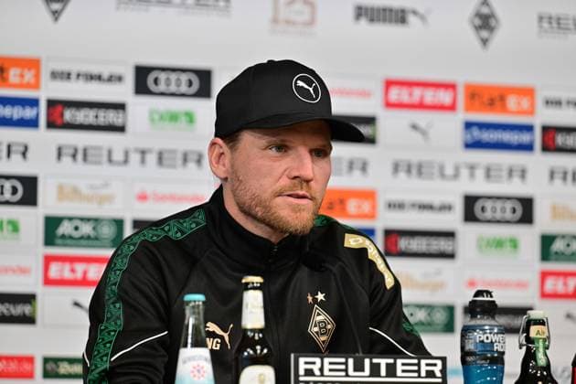 20 11 2025 Moenchengladbach Fußball, Herren, Saison 2025 2026, Pressekonferenz Borussia Moenchengladbach vor Heidenheim und Vertragsverlaengerung Eugen Polanski Eugen Polanski Head coach Gladbach DFL regulations prohibit any use of photographs as image sequences and or quasi video Borussia Park NRW Germany