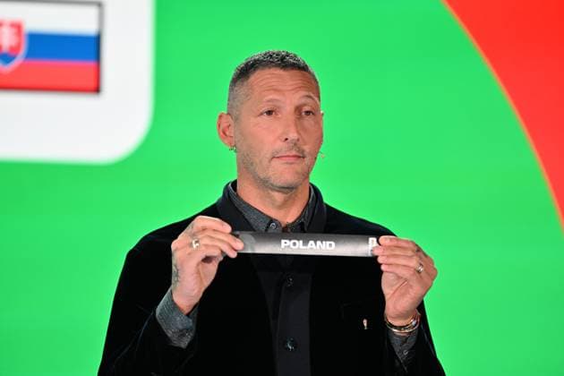 2026 FIFA World Cup, WM, Weltmeisterschaft, Fussball Play-Off Tournament draw ZURICH, SWITZERLAND - NOVEMBER 20: Italian former player Marco Materazzi during the 2026 FIFA World Cup Play-Off Tournament draw at the FIFA s Home of Football in Zurich, Switzerland on November 20, 2025. Mustafa Yalcin Anadolu Zurich Switzerland. Editorial use only. Please get in touch for any other usage.  Copyright: x2025xAnadoluxMustafaxYalcinx