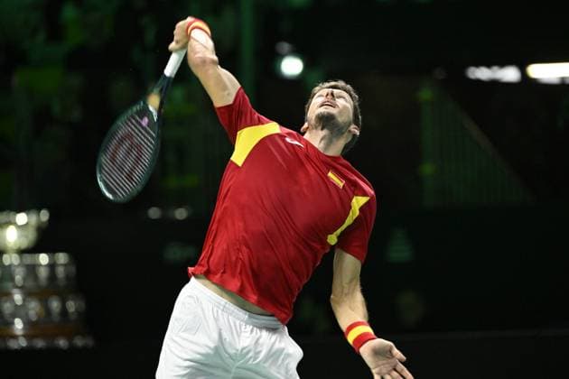 Davis Cup Finale 2025 Bologne - Davis Cup Finale 2025 Bologne - 20 11 2025 - Carreno Busta - Espagne Bologne  Copyright: xChryslenexCaillaud Pznewsx