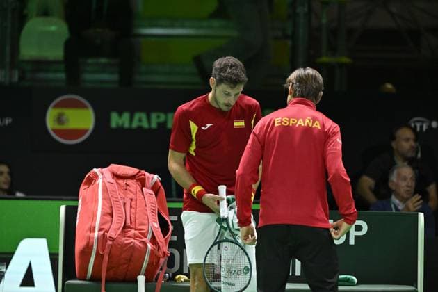 Davis Cup Finale 2025 Bologne - Davis Cup Finale 2025 Bologne - 20 11 2025 - Carreno Busta - Espagne Bologne  Copyright: xChryslenexCaillaud Pznewsx