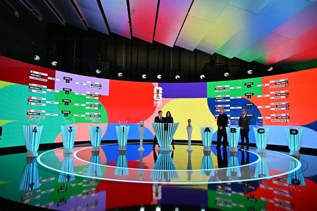 2026 FIFA World Cup, WM, Weltmeisterschaft, Fussball Play-Off Tournament draw ZURICH, SWITZERLAND - NOVEMBER 20: A view from the 2026 FIFA World Cup Play-Off Tournament draw at the FIFA s Home of Football in Zurich on November 20, 2025. Mustafa Yalcin Anadolu Zurich Switzerland. Editorial use only. Please get in touch for any other usage.  Copyright: x2025xAnadoluxMustafaxYalcinx