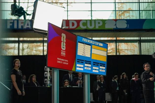 Soccer FIFA World Cup Qualification Europe 2025 26 Playoff Draw Home of FIFA Zurich, Switzerland Monitor Zurich Canton of Zurich Switzerland Copyright: xJOERANxSTEINSIEKx