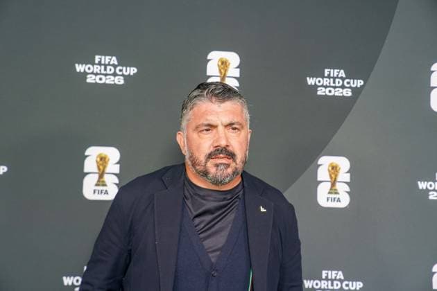 Soccer FIFA World Cup Qualification Europe 2025 26 Playoff Draw Home of FIFA Zurich, Switzerland Italys national team coach Gennaro Gattuso Zurich Canton Zurich Switzerland Copyright: xJOERANxSTEINSIEKx