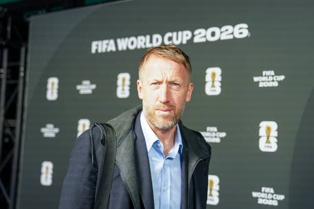 Soccer FIFA World Cup Qualification Europe 2025 26 Playoff Draw Home of FIFA Zurich, Switzerland Swedens national coach Graham Potter Zurich Canton Zurich Switzerland Copyright: xJOERANxSTEINSIEKx