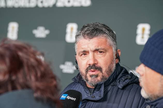 Soccer FIFA World Cup Qualification Europe 2025 26 Playoff Draw Home of FIFA Zurich, Switzerland Italys national team coach Gennaro Gattuso Zurich Canton Zurich Switzerland Copyright: xJOERANxSTEINSIEKx