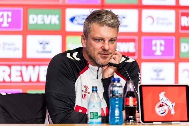 1 Soccer Bundesliga 1 FC Cologne Press Conference 20 11 2025 Lukas Kwasniok Coach 1 FC Cologne 1 Soccer Bundesliga Press Conference 1 FC Cologne before the home match against Eintracht Frankfurt Cologne, RheinEnergieStadion, 20 11 2025 Copyright: xBEAUTIFULxSPORTS Wunderlx