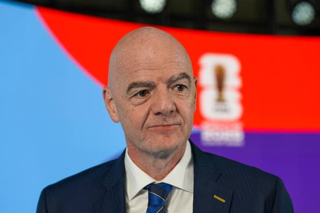 Football FIFA World Cup Qualification Europe 2025 26 Playoff Draw Home of FIFA Zurich, Switzerland Gianni Infantino FIFA President Zurich Canton of Zurich Switzerland Copyright: xJOERANxSTEINSIEKx