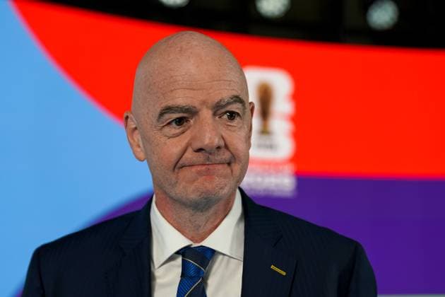Football FIFA World Cup Qualification Europe 2025 26 Playoff Draw Home of FIFA Zurich, Switzerland Gianni Infantino FIFA President Zurich Canton of Zurich Switzerland Copyright: xJOERANxSTEINSIEKx