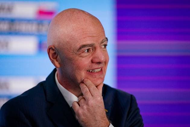 Football FIFA World Cup Qualification Europe 2025 26 Playoff Draw Home of FIFA Zurich, Switzerland Gianni Infantino FIFA President Zurich Canton of Zurich Switzerland Copyright: xJOERANxSTEINSIEKx
