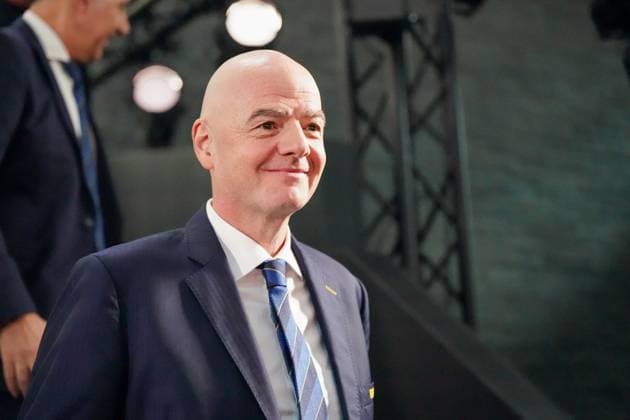 Football FIFA World Cup Qualification Europe 2025 26 Playoff Draw Home of FIFA Zurich, Switzerland Gianni Infantino FIFA President Zurich Canton of Zurich Switzerland Copyright: xJOERANxSTEINSIEKx