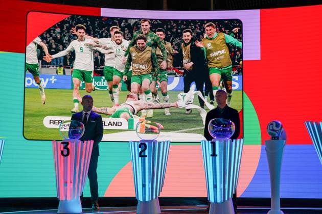 Soccer FIFA World Cup Qualification Europe 2025 26 Playoff Draw Home of FIFA Zurich, Switzerland Republic of Ireland Zurich Canton of Zurich Switzerland Copyright: xJOERANxSTEINSIEKx
