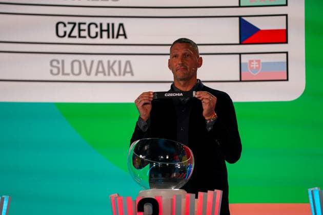 Soccer FIFA World Cup Qualification Europe 2025 26 Playoff Draw Home of FIFA Zurich, Switzerland Marco Materazzi FIFA Legend draws Czechia Zurich Canton Zurich Switzerland Copyright: xJOERANxSTEINSIEKx