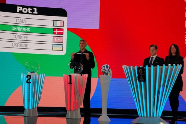Soccer FIFA World Cup Qualification Europe 2025 26 Playoff Draw Home of FIFA Zurich, Switzerland Marco Materazzi FIFA Legend Draws Denmark Zurich Canton Zurich Switzerland Copyright: xJOERANxSTEINSIEKx