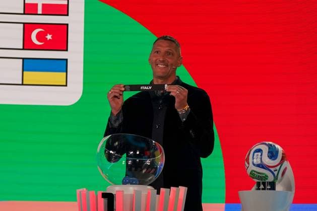 Soccer FIFA World Cup Qualification Europe 2025 26 Playoff Draw Home of FIFA Zurich, Switzerland Marco Materazzi FIFA Legend Draws Italy Zurich Canton Zurich Switzerland Copyright: xJOERANxSTEINSIEKx