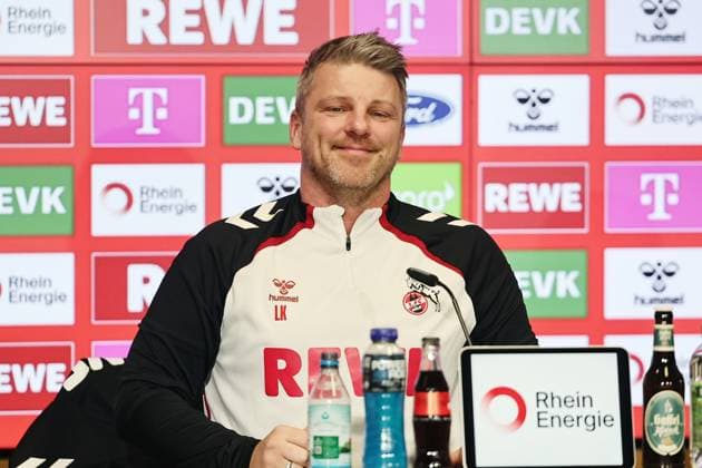 1 FC Köln 1 FC Köln, Press conference for the home match against Frankfurt, Lukas Kwasniok 1 FC Köln 20 11 2025, Bild