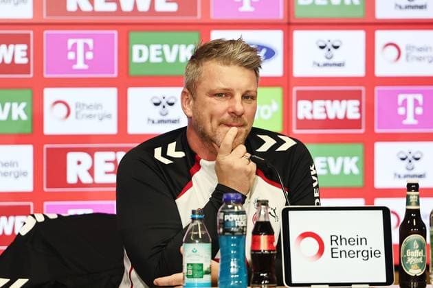 1 FC Köln 1 FC Köln, Press conference for the home match against Frankfurt, Lukas Kwasniok 1 FC Köln 20 11 2025, Bild