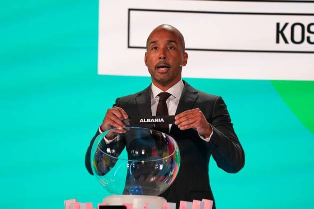 Soccer FIFA World Cup Qualification Europe 2025 26 Playoff Draw Home of FIFA Zurich, Switzerland Martin Dahlin FIFA Legend Draws Albania Zurich Canton Zurich Switzerland Copyright: xJOERANxSTEINSIEKx