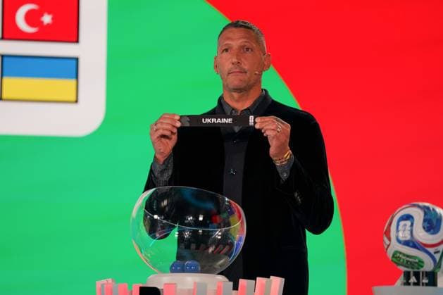 Soccer FIFA World Cup Qualification Europe 2025 26 Playoff Draw Home of FIFA Zurich, Switzerland Marco Materazzi FIFA Legend Draws Ukraine Zurich Canton Zurich Switzerland Copyright: xJOERANxSTEINSIEKx