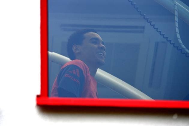 Jamal MUSIALA Bayern Muenchen trains individually here behind a glass pane Public training FC Bayern Muenchen on the training ground at Saebener Strasse on 20 11 2025 Soccer 1 Bundesliga,Season 2025 2026