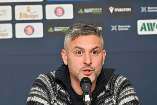 Football, RL West, Wuppertaler SV, Press conference