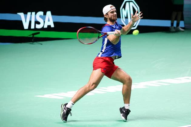 TENNIS - Internazionali di Tennis - Davis Cup - Final Eight Tomas MACHAC (CZE) during Davis Cup - Final Eight, International Tennis match in Bologna, Italy, November 20 2025 Bologna Italy  Copyright: xIPAxSport ABACAx