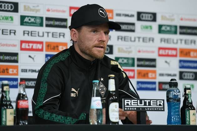 Vorstellung von Eugen Polanski als neuer Cheftrainer von Borussia Mönchengladbach am 20.11.2025 im Borussia-Park in Mönchengladbach Eugen Polanski ( Trainer Cheftrainer Mönchengladbach ) xRx