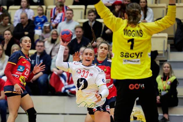 Posten Cup Norway Spain Sotra 20251120 Norway s Thale Rushfeldt Deila during the handball match between Norway and Spain during the Posten Cup in Sotra Arena Photo Paul S Amundsen NTB Sotra Norway EDITORIAL USE ONLY RESTRICTED USE FOR BETTING COMPANIES  Copyright: xPaulxS.xAmundsenx xNTBx
