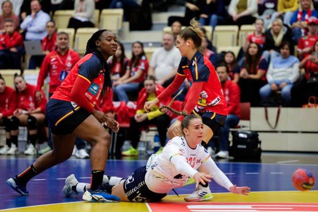 Posten Cup Norway Spain Sotra 20251120 Norway s Thale Rushfeldt Deila during the handball match between Norway and Spain during the Posten Cup in Sotra Arena Photo Paul S Amundsen NTB Sotra Norway EDITORIAL USE ONLY RESTRICTED USE FOR BETTING COMPANIES  Copyright: xPaulxS.xAmundsenx xNTBx