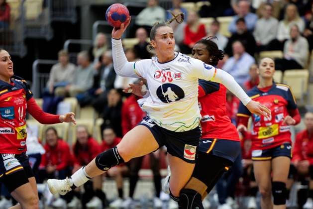 Posten Cup Norway Spain Sotra 20251120 Norway s Thale Rushfeldt Deila during the handball match between Norway and Spain during the Posten Cup in Sotra Arena Photo Paul S Amundsen NTB Sotra Norway EDITORIAL USE ONLY RESTRICTED USE FOR BETTING COMPANIES  Copyright: xPaulxS.xAmundsenx xNTBx