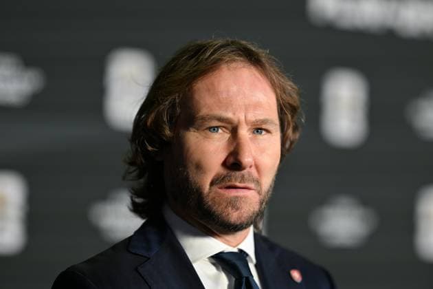 2026 FIFA World Cup, WM, Weltmeisterschaft, Fussball Play-Off Tournament draw ZURICH, SWITZERLAND - NOVEMBER 20: Czech former football player Pavel Nedved speaks to press following the 2026 FIFA World Cup Play-Off Tournament draw at the FIFA s Home of Football in Zurich, Switzerland on November 20, 2025. Mustafa Yalcin Anadolu Zurich Switzerland. Editorial use only. Please get in touch for any other usage.  Copyright: x2025xAnadoluxMustafaxYalcinx