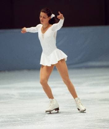 Jan 6, 1994 - Detroit, Michigan, U.S. - Skater Nancy Kerrigan rehearses shortly before she was attacked 1 6 94 in Detroit. Detroit U.S. - ZUMAf31_ 19940106_spo_f31_004 Copyright: xWilliamxArchiex