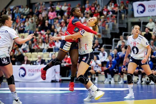 Posten Cup Norway Spain Sotra 20251120 Norway s Kristine Breistol during the handball match between Norway and Spain during the Posten Cup in Sotra Arena Photo Paul S Amundsen NTB Sotra Norway EDITORIAL USE ONLY RESTRICTED USE FOR BETTING COMPANIES  Copyright: xPaulxS.xAmundsenx xNTBx