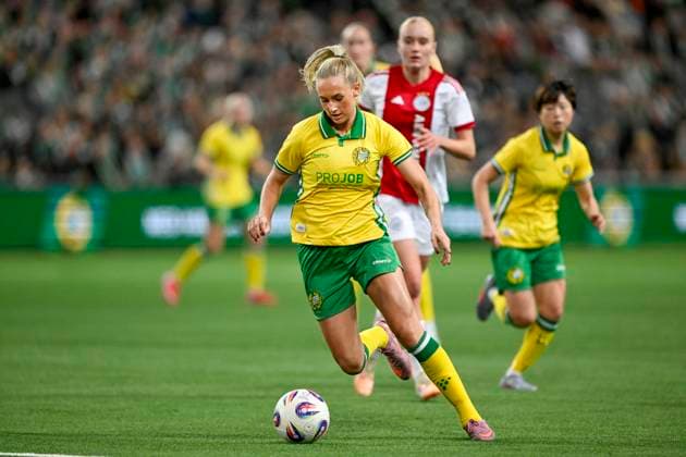 STOCKHOLM, SWEDEN 20251120 Hammarbys Ellen Wangerheim during Thursdays Europa Cup qualifier 2 of 2 between Hammarby IF and AFC Ajax at 3Arena STOCKHOLM SWEDEN x10050x  Copyright: xPontusxLundahl TTx EUROPA CUP-KVAL HAMMARBY-AJAX
