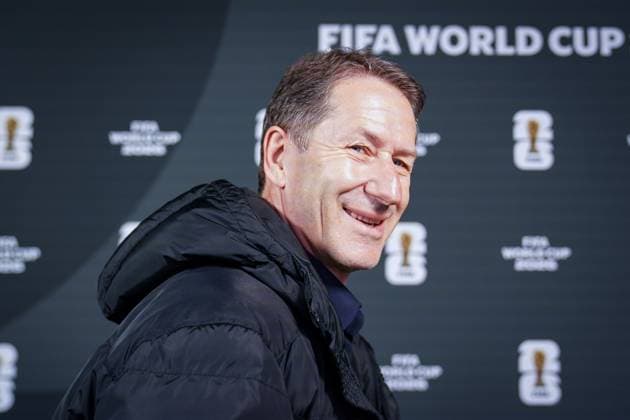 Soccer FIFA World Cup Qualification Europe 2025 26 Playoff Draw Home of FIFA Zurich, Switzerland Franco Foda Coach Kosovo Zurich Canton Zurich Switzerland Copyright: xJOERANxSTEINSIEKx