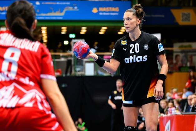 Handball, womens national match Switzerland Germany Emily Vogel Germany St Gallen Kreuzbleiche Switzerland