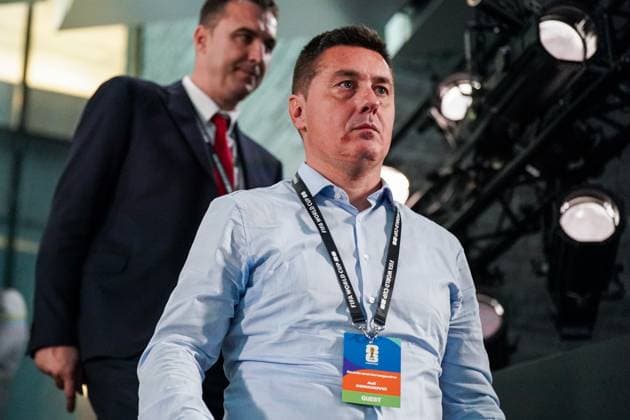 Soccer FIFA World Cup Qualification Europe 2025 26 Playoff Draw Home of FIFA Zurich, Switzerland Adi OSMANOVIC Media And Communication Manager Albania Zurich Canton Zurich Switzerland Copyright: xJOERANxSTEINSIEKx