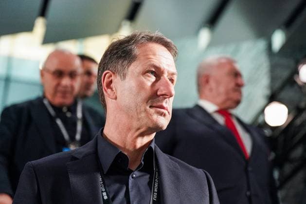 Soccer FIFA World Cup Qualification Europe 2025 26 Playoff Draw Home of FIFA Zurich, Switzerland Franco Foda National Coach Kosovo Zurich Canton of Zurich Switzerland Copyright: xJOERANxSTEINSIEKx