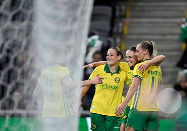 STOCKHOLM, SWEDEN 20251120 Hammarby s Vilde Hasund 2nd fh celebrates with his teammates after winning 3 1 during Thursday s European Cup qualifying match 2 of 2 between Hammarby IF and AFC Ajax at 3Arena STOCKHOLM SWEDEN x10050x  Copyright: xPontusxLundahl TTx EUROPEAN CUP QUALIFYING HAMMARBY-AJAX
